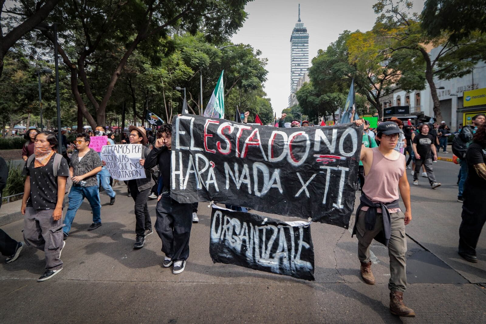Marcha de la Generación Z en Ciudad de México