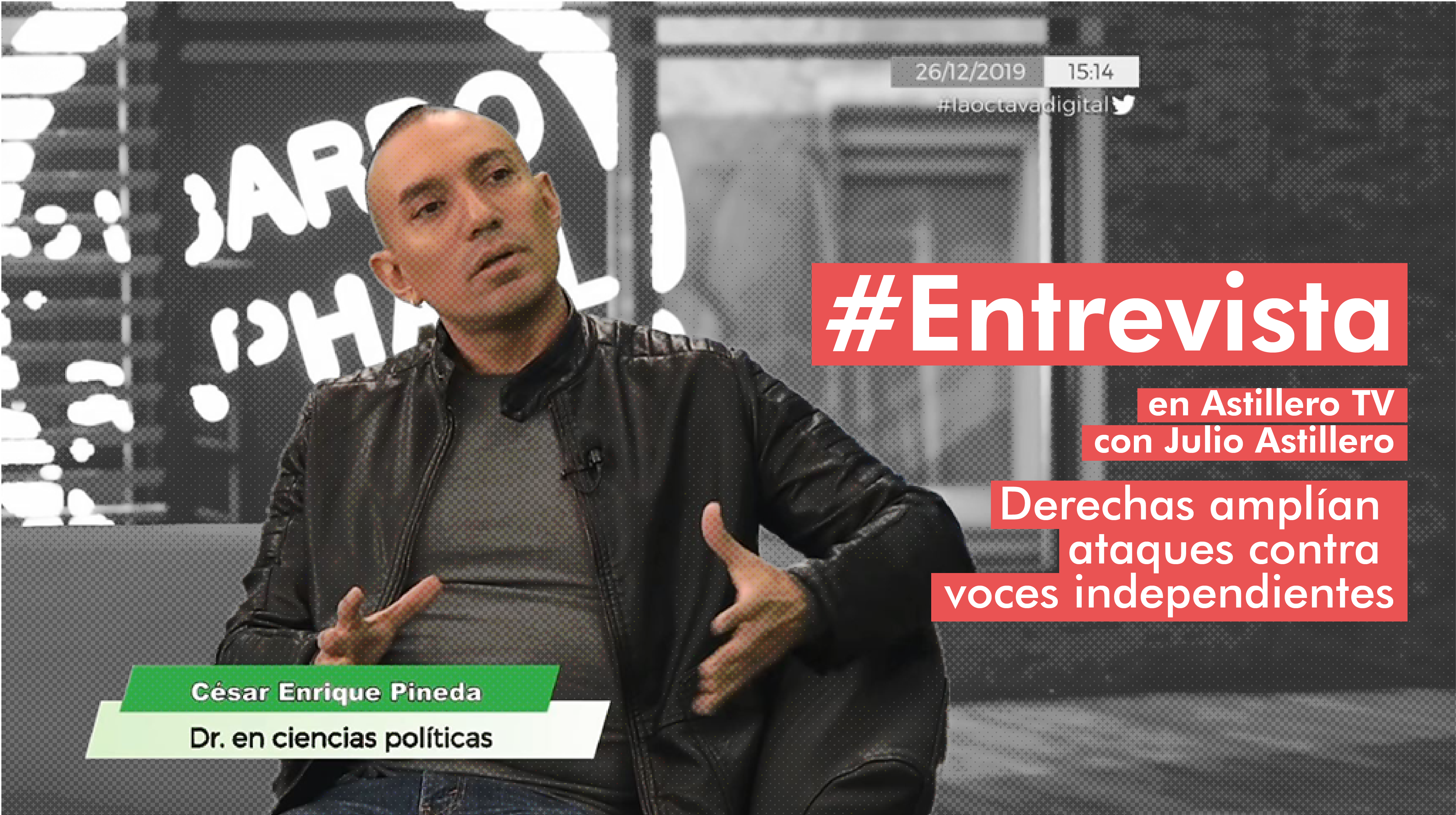 Entrevista con Astillero, Julio Hernández. Derechas amplían ataques contra voces independientes