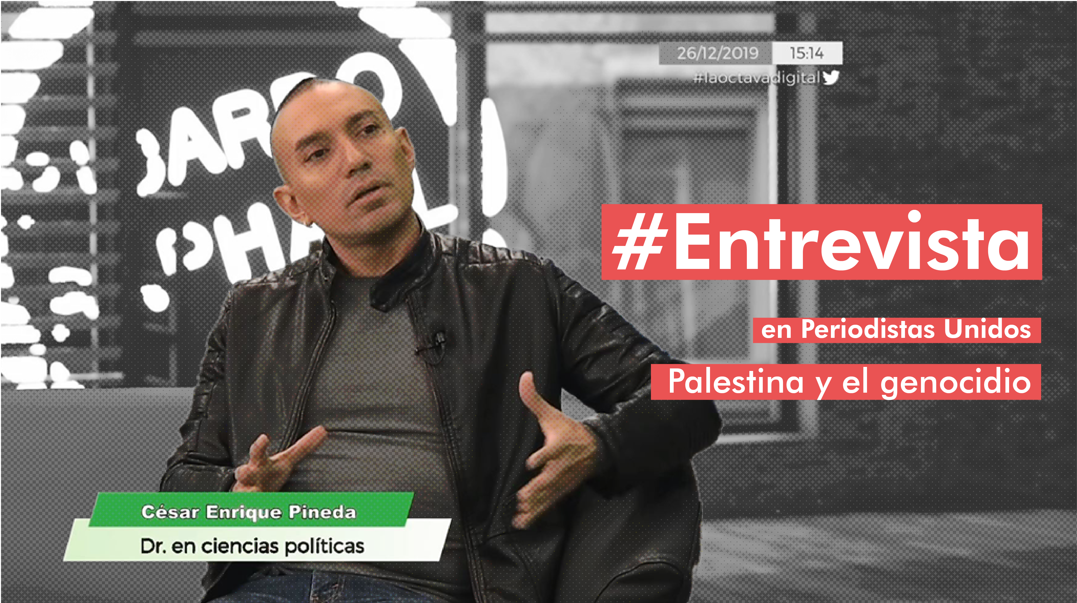 Entrevista: Con Periodistas Unidos. Palestina y el genocidio