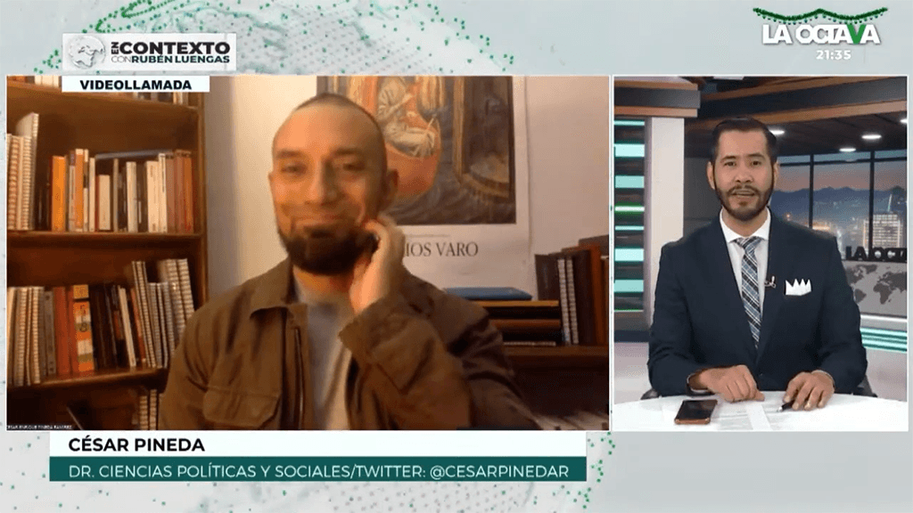 Entrevista en La Octava Digital, con Rubén Luengas, Oligarquías y élites en México.