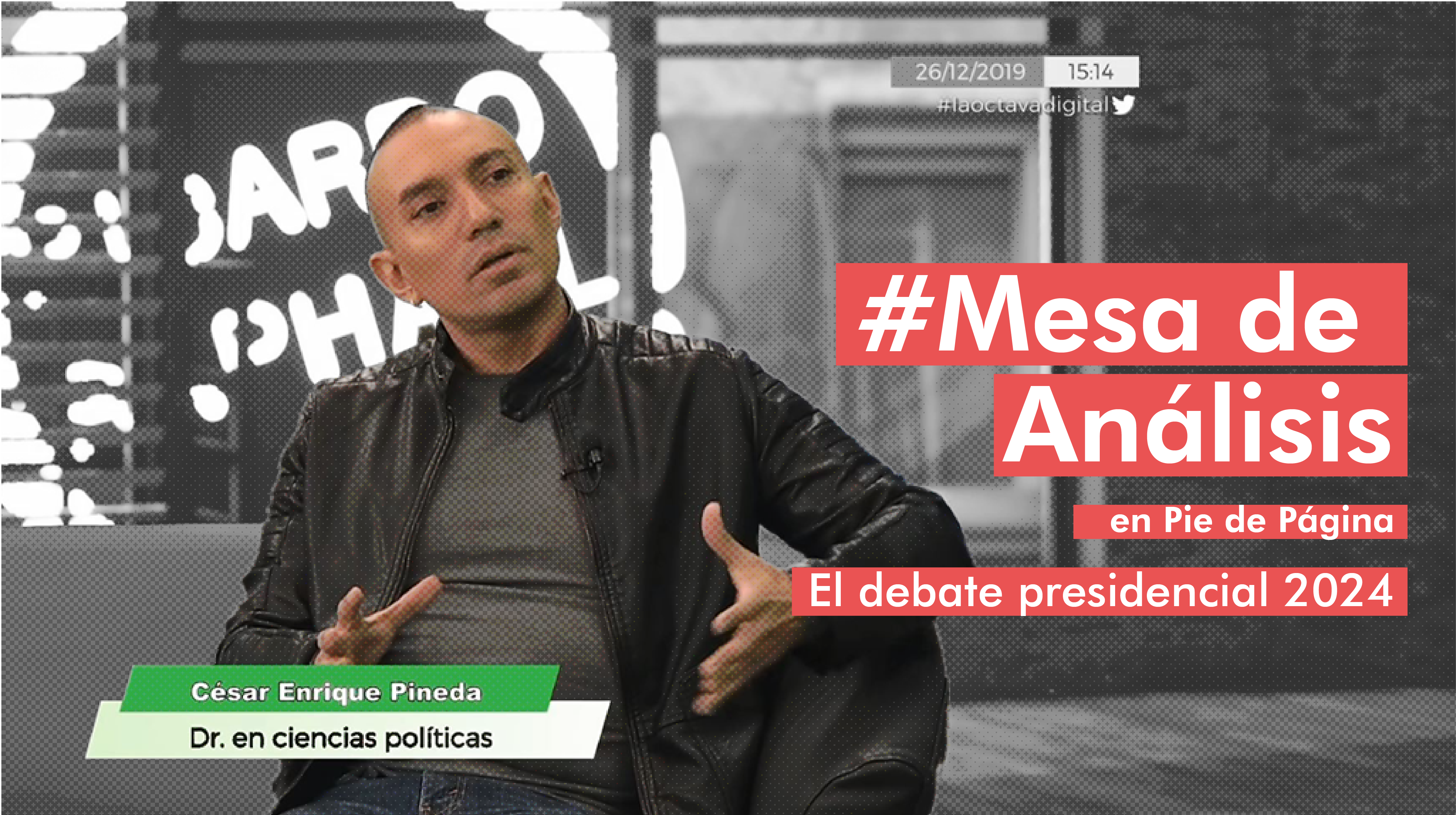 Mesa de análisis Postebate. en Pie de Página. El debate presidencial 2024.